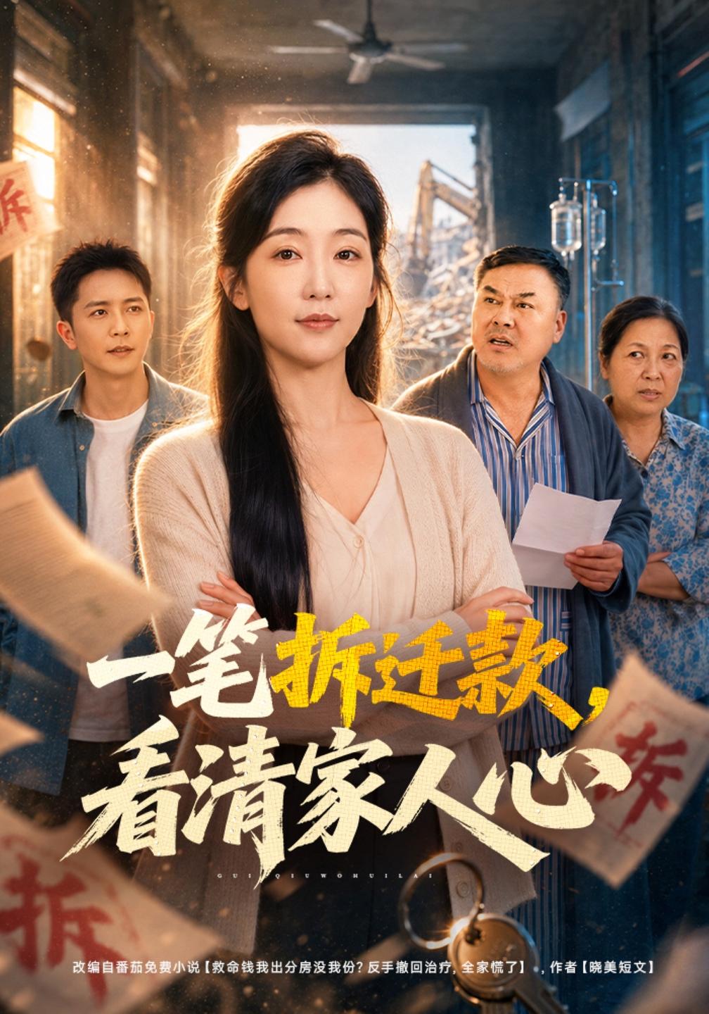 一笔拆迁款,看清家人心封面图