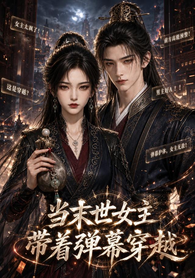 当末世女主带着弹幕穿越AI短剧封面图